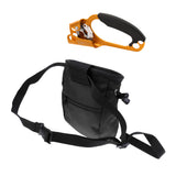 Maxbell Right Hand Ascender Riser with Chalk Bag for Rock Climbing Bouldering Caving