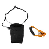 Maxbell Right Hand Ascender Riser with Chalk Bag for Rock Climbing Bouldering Caving