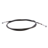 Maxbell 200cm Motorcycle Brake Clutch Throttle Cable Oil Hose Line Pipe Silver/Black