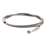 Maxbell 200cm Motorcycle Brake Clutch Throttle Cable Oil Hose Line Pipe Silver/Black