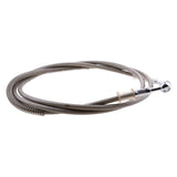 Maxbell 200cm Motorcycle Brake Clutch Throttle Cable Oil Hose Line Pipe Silver/Black