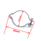 Maxbell 2Pcs MTB Bike Bicycle Cable Clamp Pipe Line Brake Shifter Tube Clamp Organizer 25.4mm