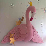 Maxbell Swan & flamingo Design Baby Kids Stuffed Plush Throw Pillow Home Decor Pink