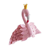 Maxbell Swan & flamingo Design Baby Kids Stuffed Plush Throw Pillow Home Decor Pink