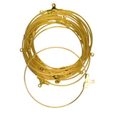 Maxbell 40pcs Antique Brass Metal Beading Hoop Loop Earring Ear Wire Jewelry Making Findings DIY