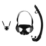 Maxbell Scuba Diving Swim Snorkeling Goggles Glasses Mask Snorkel Tube + Mask Strap