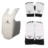 Maxbell PU EVA Foot Guards + Gloves + Chest Guard for Taekwondo Karate Boxing Muay Thai Martial Art