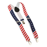 Maxbell Unisex Printed Webbing Suspender Adjustable Galluse for Child