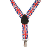 Maxbell Unisex Printed Webbing Suspender Adjustable Galluse for Child