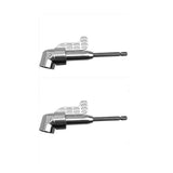Maxbell 105 degrees 1/4'' Adjustable Hex Bit Angle Driver Screwdriver Tools Set of 2