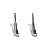Maxbell 105 degrees 1/4'' Adjustable Hex Bit Angle Driver Screwdriver Tools Set of 2