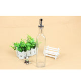 Maxbell Glass Olive Oil & Vinegar Dispenser Cruet Bottle Pourer Spout 500ml Set of 3