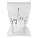 Maxbell Glass Olive Oil & Vinegar Dispenser Cruet Bottle Pourer Spout 500ml Set of 3