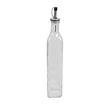 Maxbell Glass Olive Oil & Vinegar Dispenser Cruet Bottle Pourer Spout 500ml Set of 3