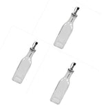 Maxbell Glass Olive Oil & Vinegar Dispenser Cruet Bottle Pourer Spout 500ml Set of 3