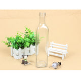 Maxbell Glass Olive Oil & Vinegar Dispenser Cruet Bottle Pourer Spout 500ml Set of 3