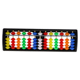 Maxbell 13 Colorful Rods Plastic Beads Column Abacus Arithmetic Toy Soroban Calculating Tool Math Learning Aid Number Counting Educational Toy