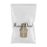 Maxbell 5x Brass Barbed Double-Headed Hex Bushing Fitting Connector Adapter 1/4-1/8