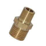 Maxbell 5x Brass Barbed Double-Headed Hex Bushing Fitting Connector Adapter 1/4-1/8