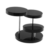 Maxbell 2pcs 3-Tier Round Acrylic Jewelry Display Holder Stand Organizer Show Case