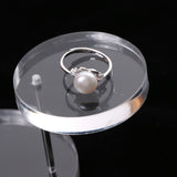 Maxbell 2pcs 3-Tier Round Acrylic Jewelry Display Holder Stand Organizer Show Case