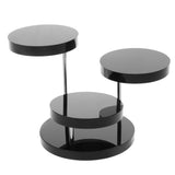 Maxbell 2pcs 3-Tier Round Acrylic Jewelry Display Holder Stand Organizer Show Case