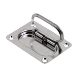 Maxbell 2 Pieces Stainless Steel Hatch Lift Handle/ Latch Flush Mount Boat Marine