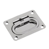 Maxbell 2 Pieces Stainless Steel Hatch Lift Handle/ Latch Flush Mount Boat Marine