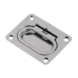 Maxbell 2 Pieces Stainless Steel Hatch Lift Handle/ Latch Flush Mount Boat Marine
