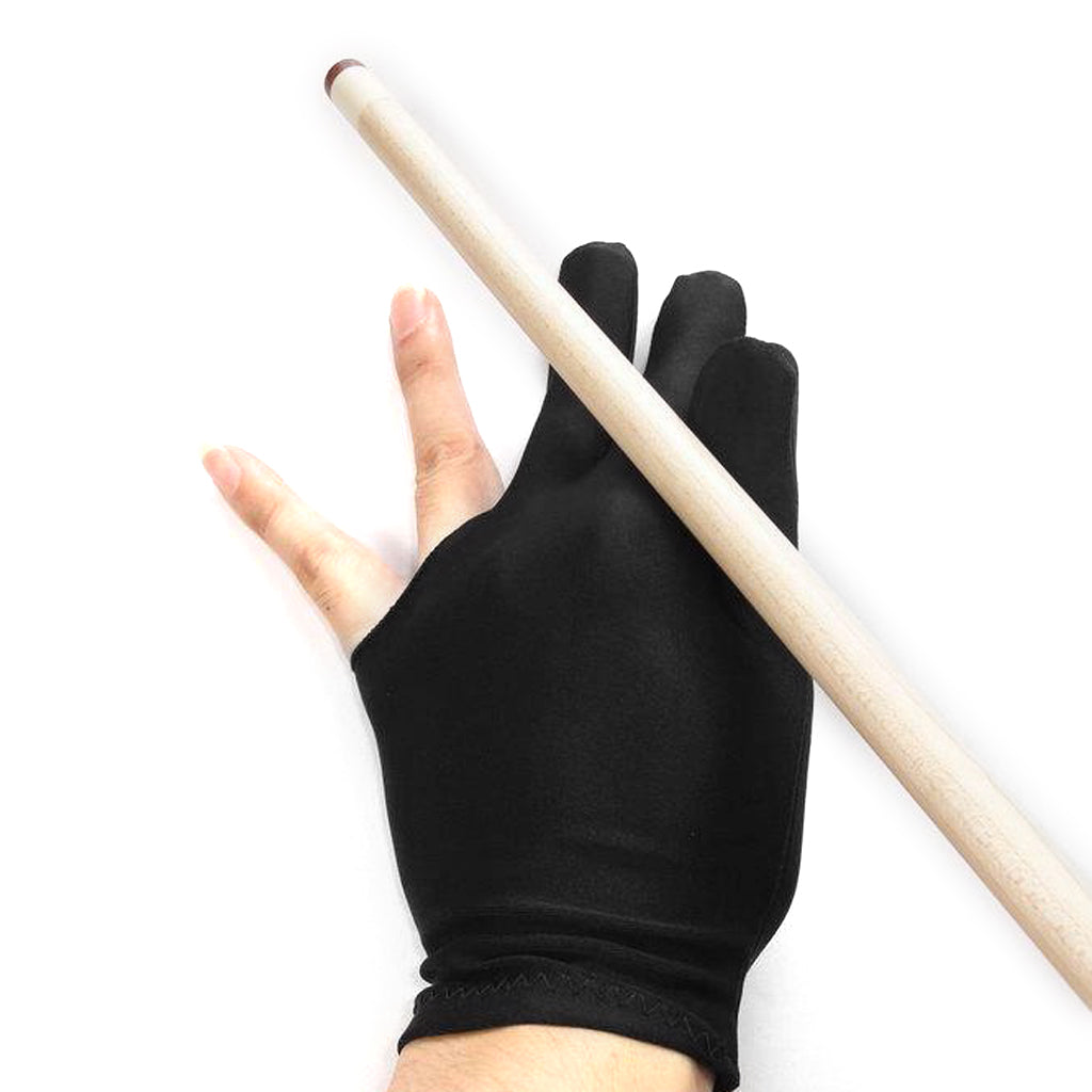 Maxbell 10 Pieces 3 Finger Billiard Snooker / Pool Cue Glove + Pool Cue Bridge Head