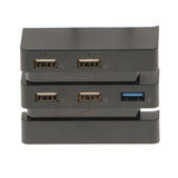 Maxbell Charger Dock Station Dual USB Fast Charging Stand +Usb 3.0 Hub for PS4