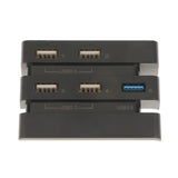 Maxbell Charger Dock Station Dual USB Fast Charging Stand +Usb 3.0 Hub for PS4