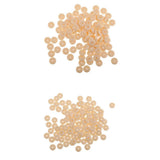 Maxbell 200 Pieces Resin Beads Spacer Washer Beads Jewellery Making Crafts-8mm/10mm