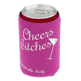 Maxbell 3PCS Beer Tin Can Cooler Sleeves Holders Party Favor Cheers Bitches