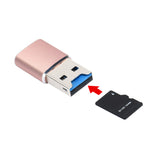 Maxbell 2pcs Mini USB 3.0 Card Reader High Speed 5Gbps TF Memory Card Reader Support SDSC,SDHC,SDXC