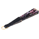Maxbell Sweet Style Hand Fan Folding Fan Red & Black for Dancing Cosplay Home Party