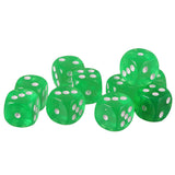 Maxbell 20pcs Acrylic Six Sided D6 Dices Dies for D&D RPG MTG Party Board Game Accs