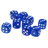 Maxbell 20pcs Acrylic Six Sided D6 Dices Dies for D&D RPG MTG Party Board Game Accs