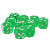 Maxbell 20pcs Acrylic Six Sided D6 Dices Dies for D&D RPG MTG Party Board Game Accs