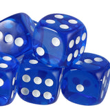 Maxbell 20pcs Acrylic Six Sided D6 Dices Dies for D&D RPG MTG Party Board Game Accs