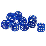 Maxbell 20pcs Acrylic Six Sided D6 Dices Dies for D&D RPG MTG Party Board Game Accs