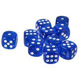 Maxbell 20pcs Acrylic Six Sided D6 Dices Dies for D&D RPG MTG Party Board Game Accs