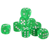 Maxbell 20pcs Acrylic Six Sided D6 Dices Dies for D&D RPG MTG Party Board Game Accs