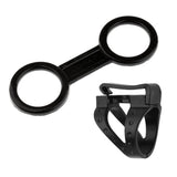 Maxbell 2 Pieces Universal Scuba Diving Snorkeling Mask Snorkel Keeper Clip Retainer