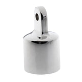 Maxbell 2 Pieces Eye End Cap Bimini Top Fitting Boat Hardware 316 Stainless Steel