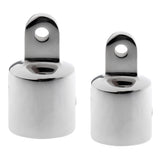 Maxbell 2 Pieces Eye End Cap Bimini Top Fitting Boat Hardware 316 Stainless Steel