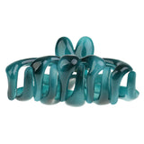 Maxbell 3 Piece Simple Design Floral Gorgeous Color Acrylic Hair Claw Clip Accessory