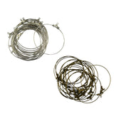 Maxbell 40pcs Brass Ear Wire Earring Hoops for Women DIY Jewelry Making Findings