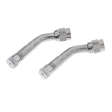 Maxbell 8 Pieces Air Tyre Valve 90 135 Degree Schrader Valve Stem with Extension Adapter for Car Truck Motorcycle