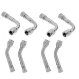 Maxbell 8 Pieces Air Tyre Valve 90 135 Degree Schrader Valve Stem with Extension Adapter for Car Truck Motorcycle